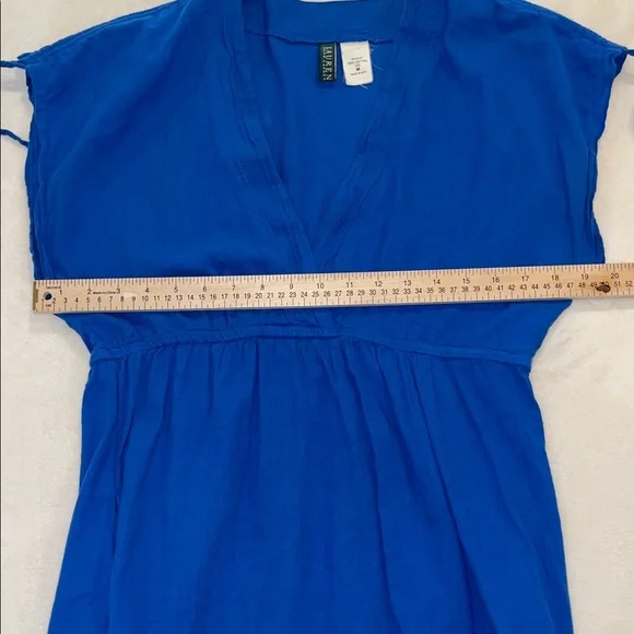 Lauren Ralph Lauren 100% Cotton Tunic Dress – Size M – Cobalt Blue - Picture 6 of 8